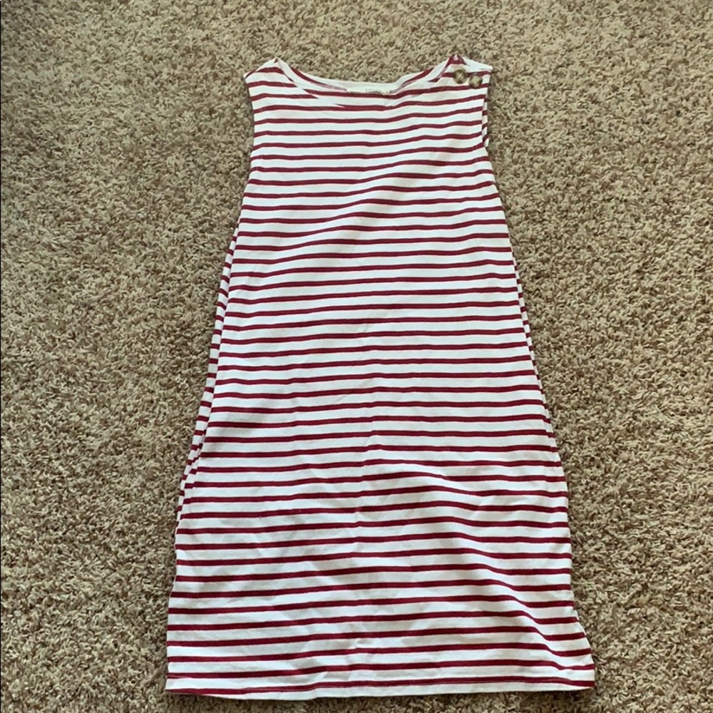 Sleeveless striped dress